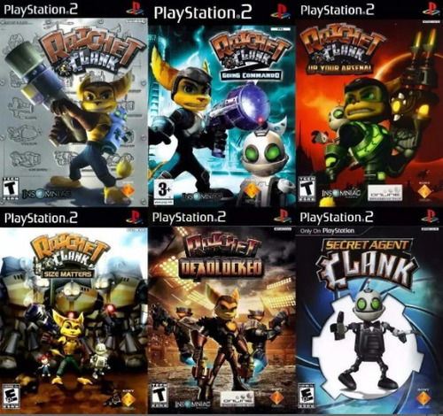 Ratchet & Clank Coleção 6 Jogos - Playstation 2 - Escorrega o Preço
